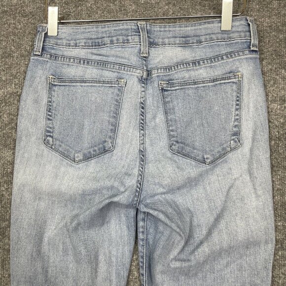 NYDJ Jeans Womens 6 Blue Legging Light Wash Cotton Stretch Blend Mid Rise Denim - Picture 5 of 16